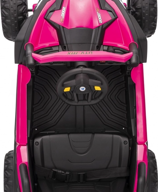 Automobil electric pentru copii Buggy Madman UTV-MX roz