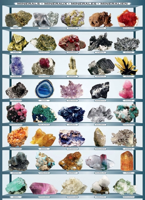 Puzzle Minerale 1000 de piese Eurographics