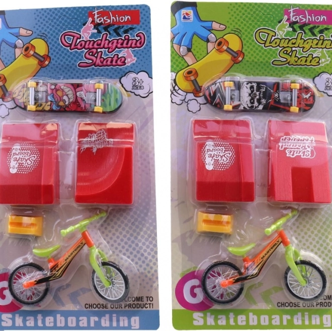 Skateboard pentru degete cu roată