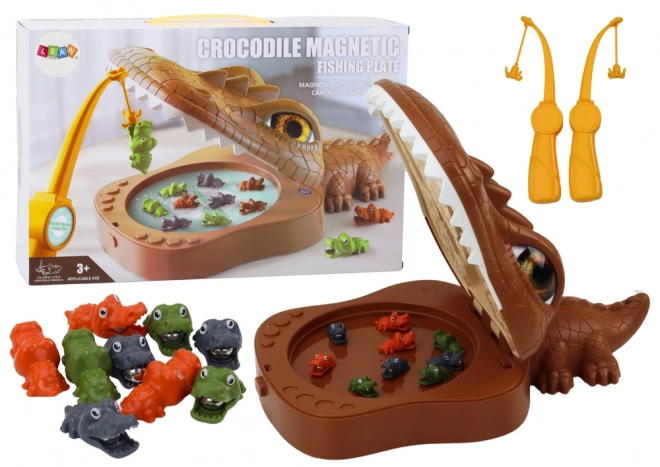 joc de pescuit magnetic crocodili