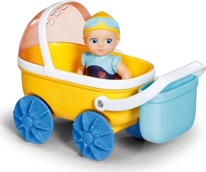Cărucior Splish Splash cu păpușa BABY born Emma