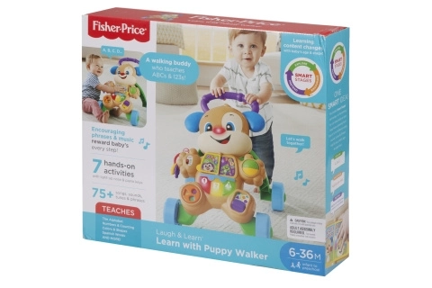 Fisher-Price Râde și învață - Cățeluș de mers