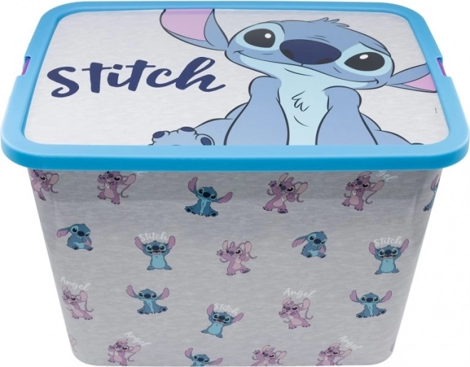 Cutie depozitare 23 l Stitch și Angel