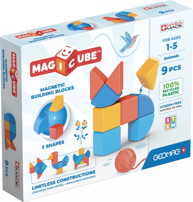 Setul Geomag Magicube cu 9 forme