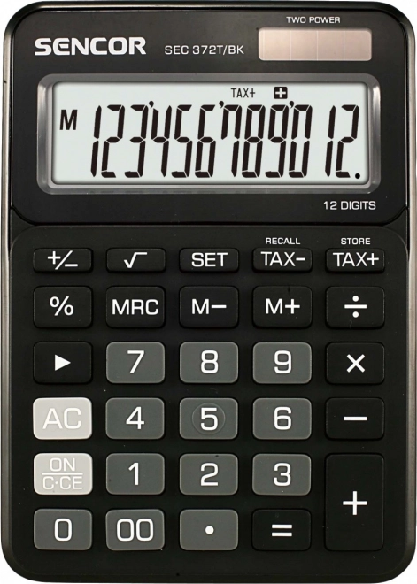 Calculator de birou SEC mare cu ecran LCD de 12 cifre