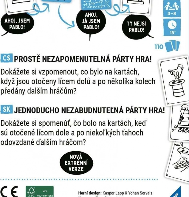 Joc de cărți Ravensburger To (ne)chceš! - Inkognito