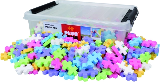 Plus-Plus cutie mare culori pastel