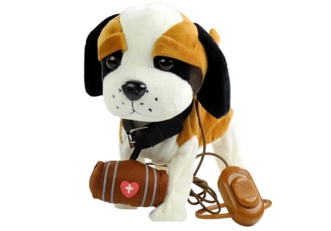 Puișor Interactiv Saint Bernard Cu Lesă și Căsuță