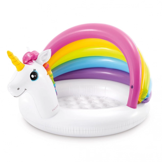 Piscină gonflabilă Unicorn cu acoperiș pentru copii - Intex