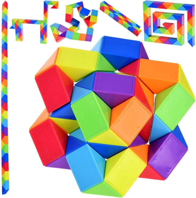 Șarpele Magic – puzzle colorat de logică