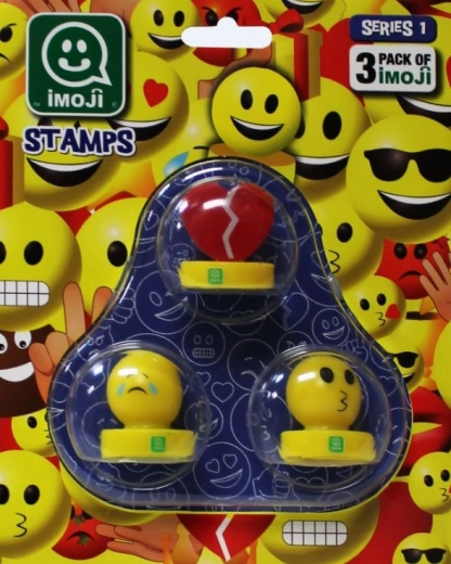 Set de ștampile Imoji 3 buc – emoticoane