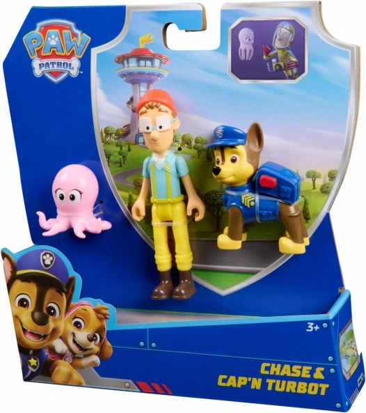 Reprezentanții Patrula Cățelușilor Personaje Chase și Căpitan Turbot