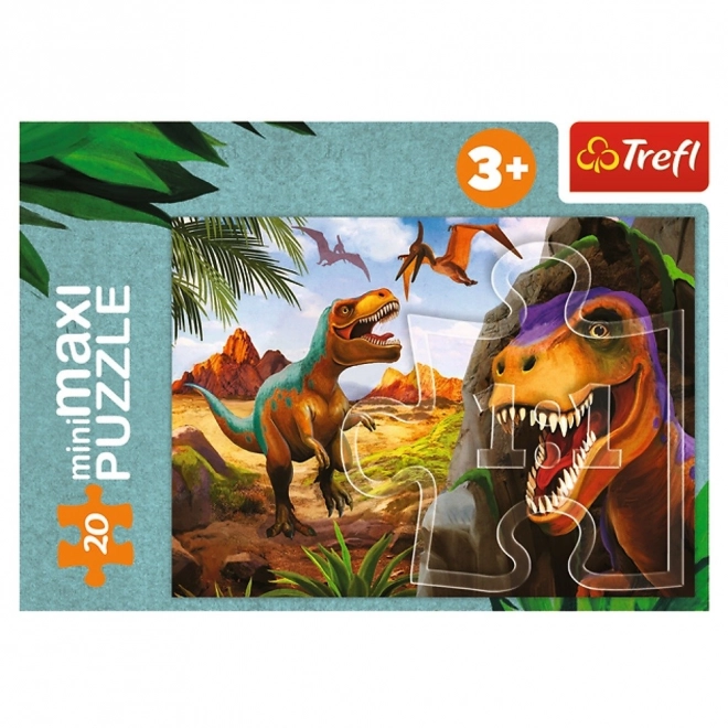 Puzzle Trefl dinozauri: Tyrannosaurus Rex