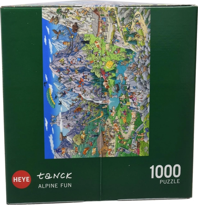 Puzzle HEYE comedie alpină 1000 de piese