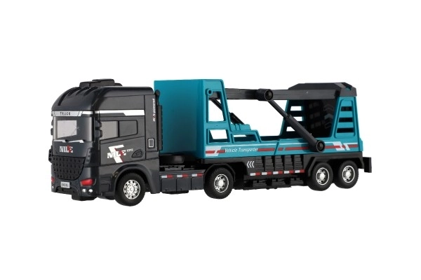 Camion de transport din plastic cu remorcă 26cm cu inerție