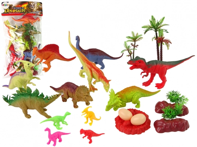 set figurine dinozauri cu accesorii