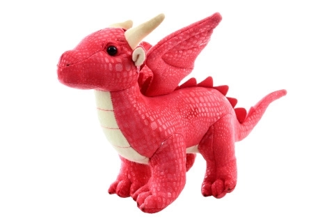 Dragon roșu din pluș ECO-Friendly 20 cm