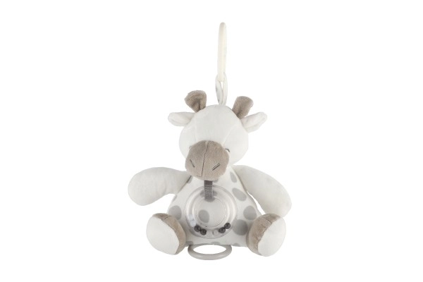 Pozytywka Girafă 18 cm șar albă