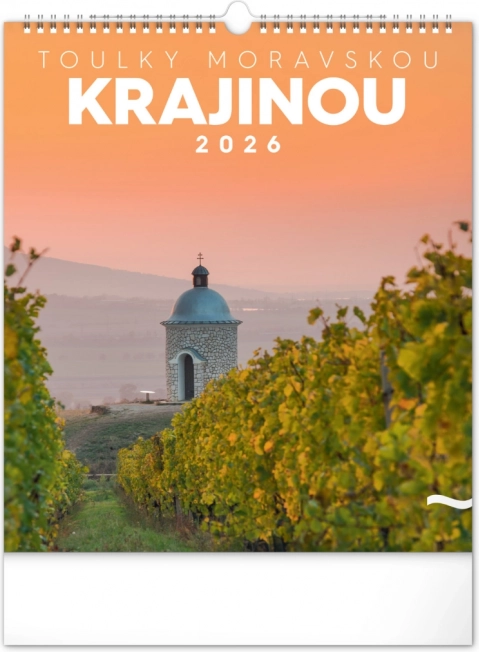 Calendar de perete Plimbări prin peisajele Moraviei 2026