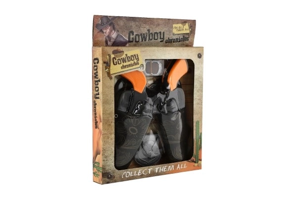 Set pistoale cowboy cu toc