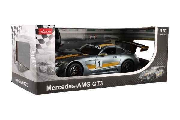 Mașină RC Mercedes AMG GT3 RASTAR cu telecomandă