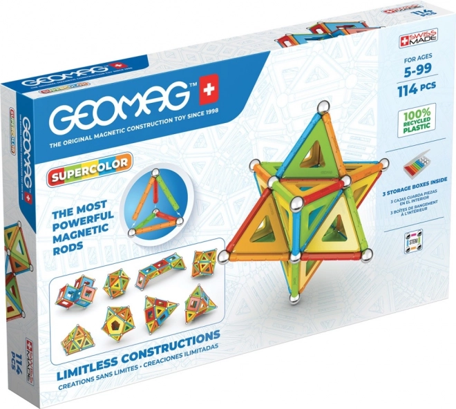 Geomag supercolor 114 piese