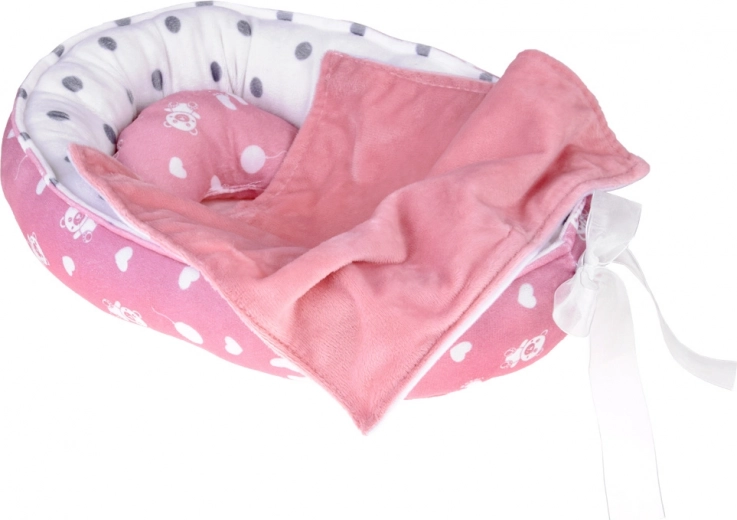 Cuib moale cu pernuță și păturică