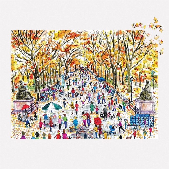 Puzzle Galison toamna în Central Park 1000 piese