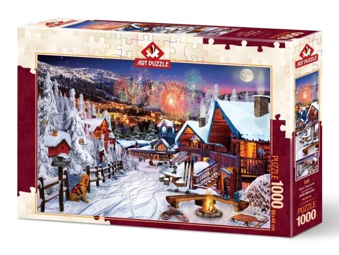 Puzzle bucurii de iarnă 1000 piese