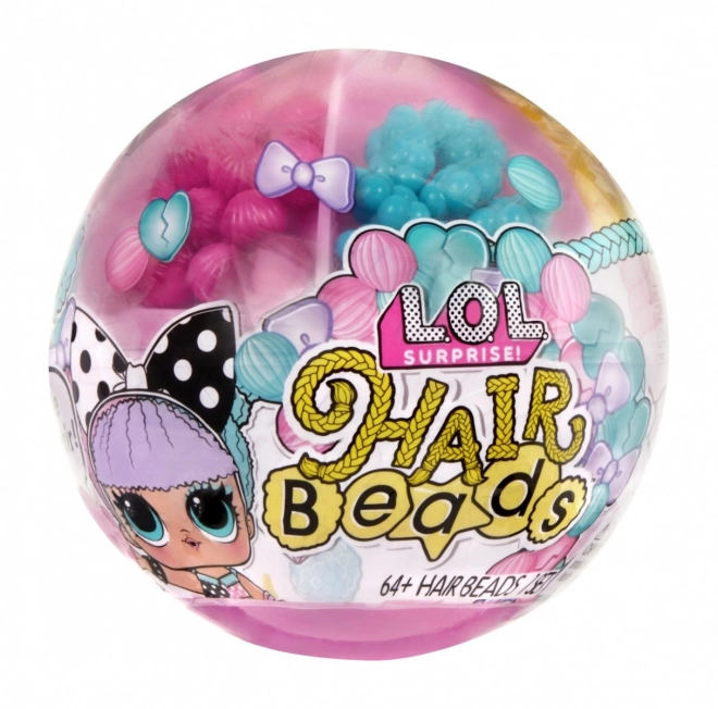 Păpușa L.O.L. Surprise Hair Beads Tots - set de 12 bucăți
