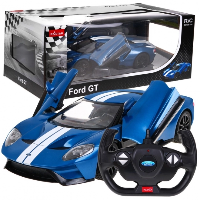 Mașina teleghidată Ford GT 1:14 albastră