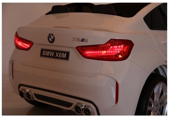 Mașină electrică pentru copii BMW X6M Albă