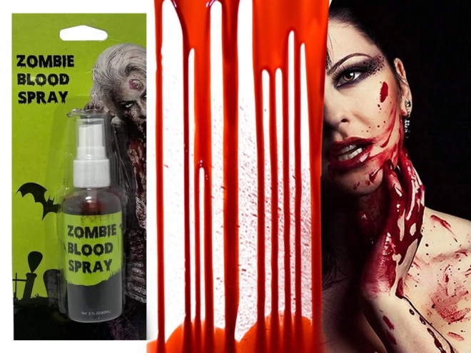 Spray sânge halloween machiaj demontabil 60ml