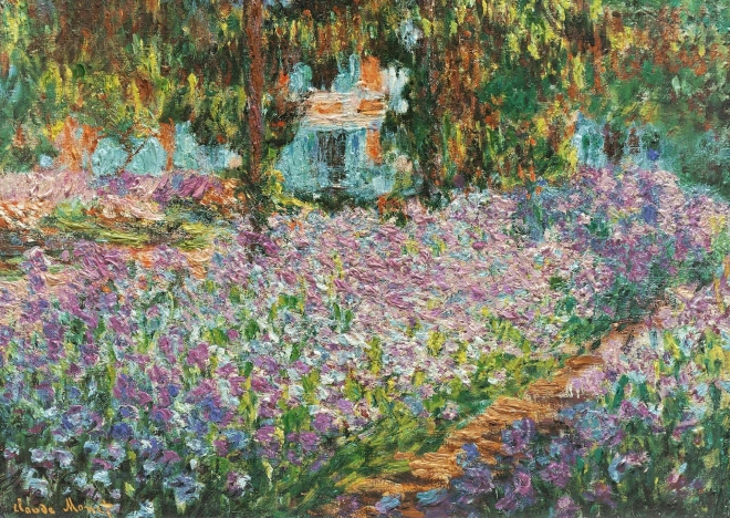 Puzzle Monet grădina de la Giverny 1000 piese
