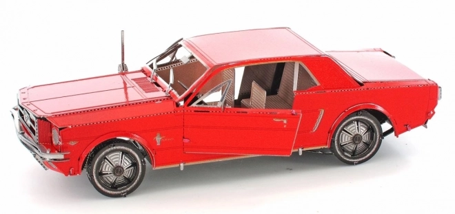 Puzzle 3D Metal Earth Ford Mustang 1965 roșu