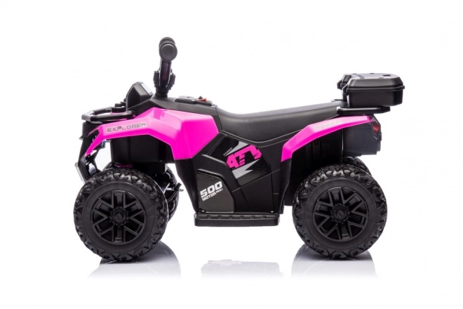 ATV electric roz pentru copii Explorer