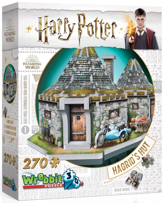 Puzzle 3D Hagrid Hogwarts 270 piese