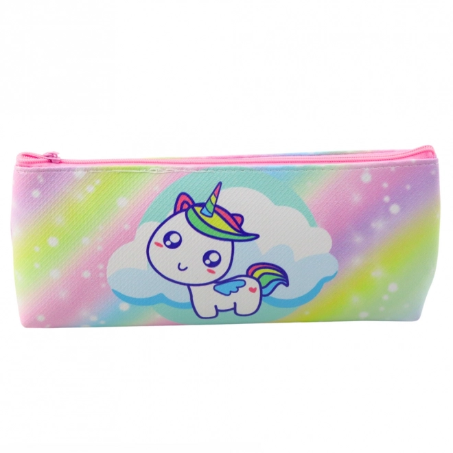 Penar școlar fetițe Unicorn curcubeu pastel