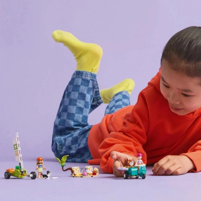 Lego Friends aventura cu câini surferi și scuter
