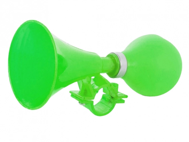 Claxon de bicicletă cu balon verde din cauciuc