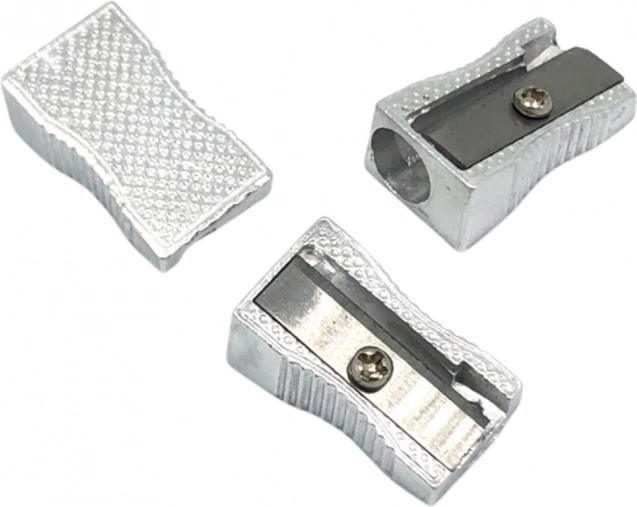 Ascuțitoare metalică pentru creioane subțiri și creioane