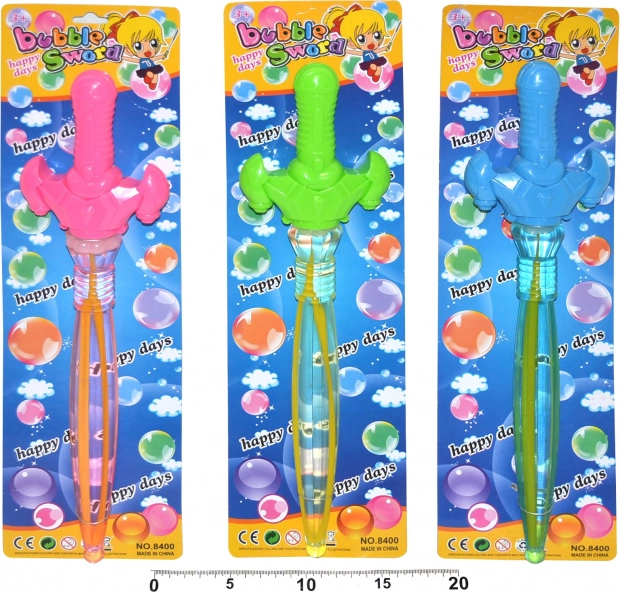 Soluție de făcut bule în formă de sabie 125 ml, 41 cm
