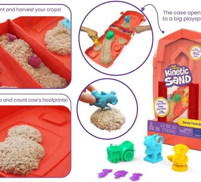 Set De Joacă Fermă Kinetic Sand Prima