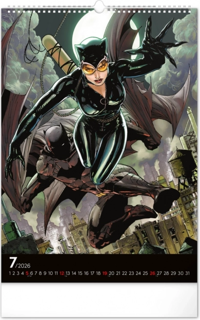 Calendar de perete Batman Dark 2026