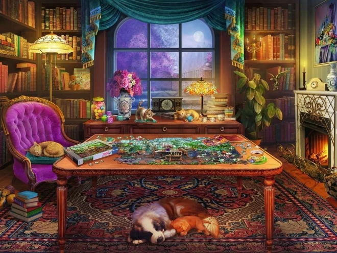 Puzzle Ravensburger cameră pentru asamblarea puzzle-urilor 750 de piese