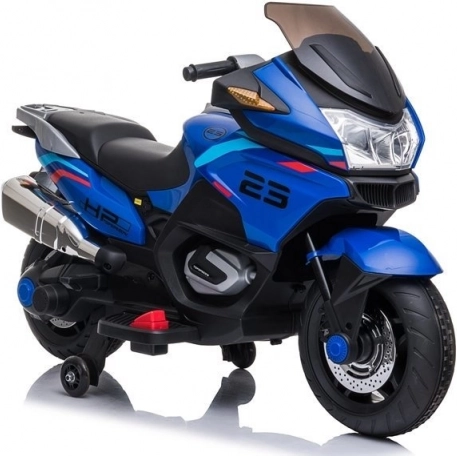 Motocicletă cu acumulator pentru copii Albastră
