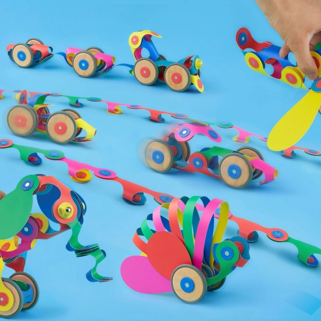 Set de vehicule magnetice Clixo