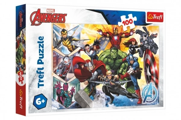 Puzzle cu 100 piese - Puterea Avengersilor