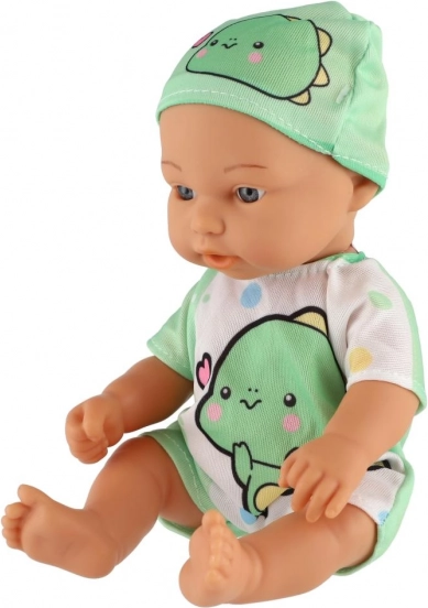 Păpușă bebeluș cu biberon 26 cm