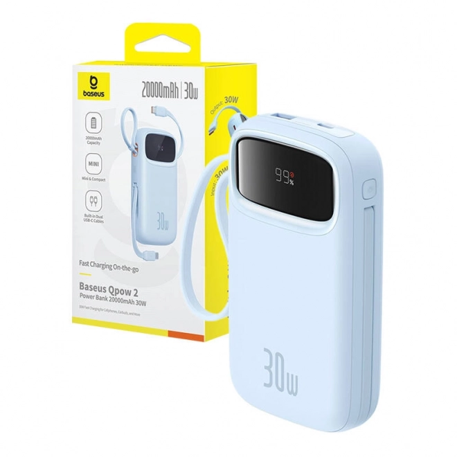 Powerbank Baseus QPow 20000mAh albastru